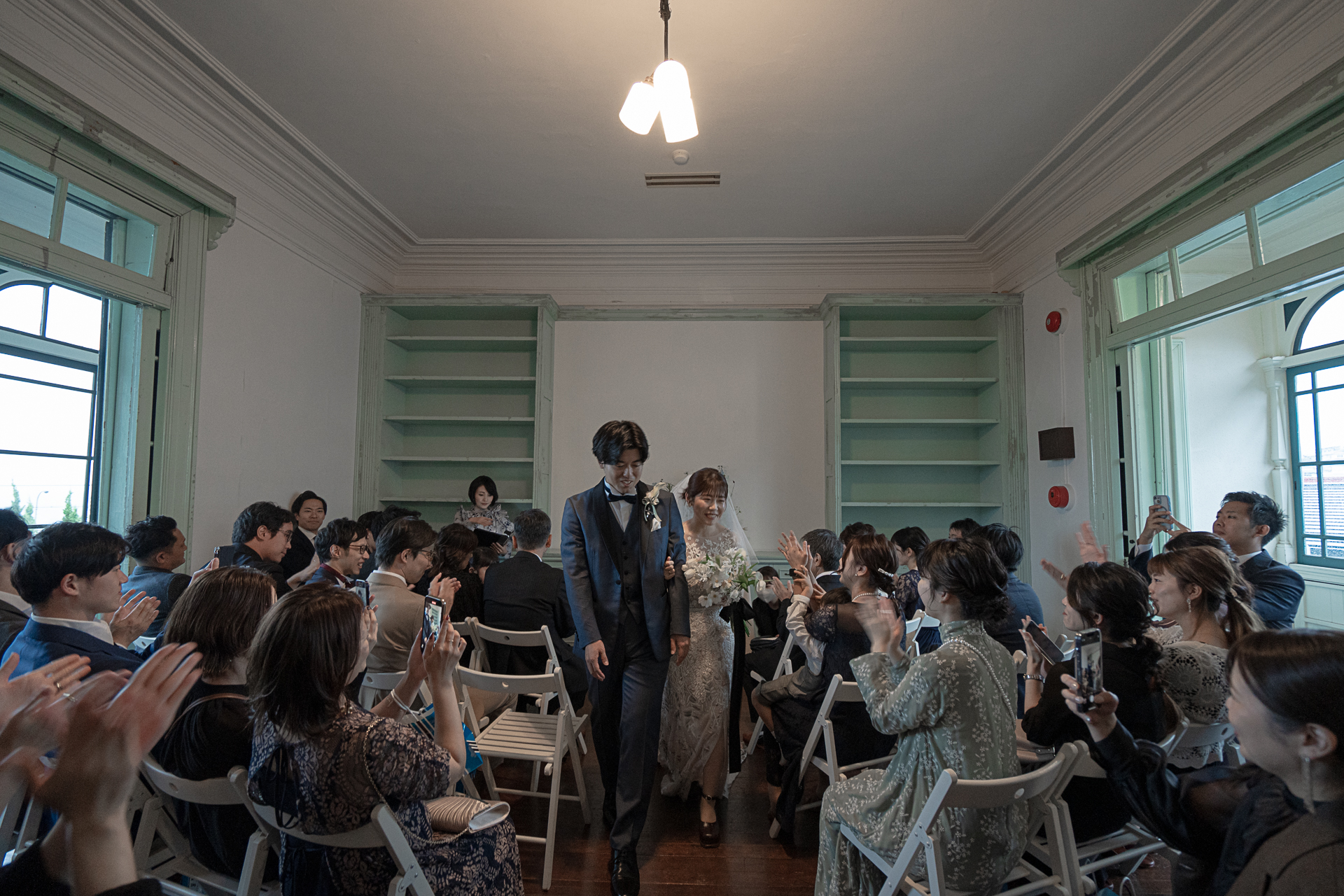 神戸塩屋の異人館 旧グッゲンハイム邸の結婚式レポート_挙式｜レトロ婚プロデュース