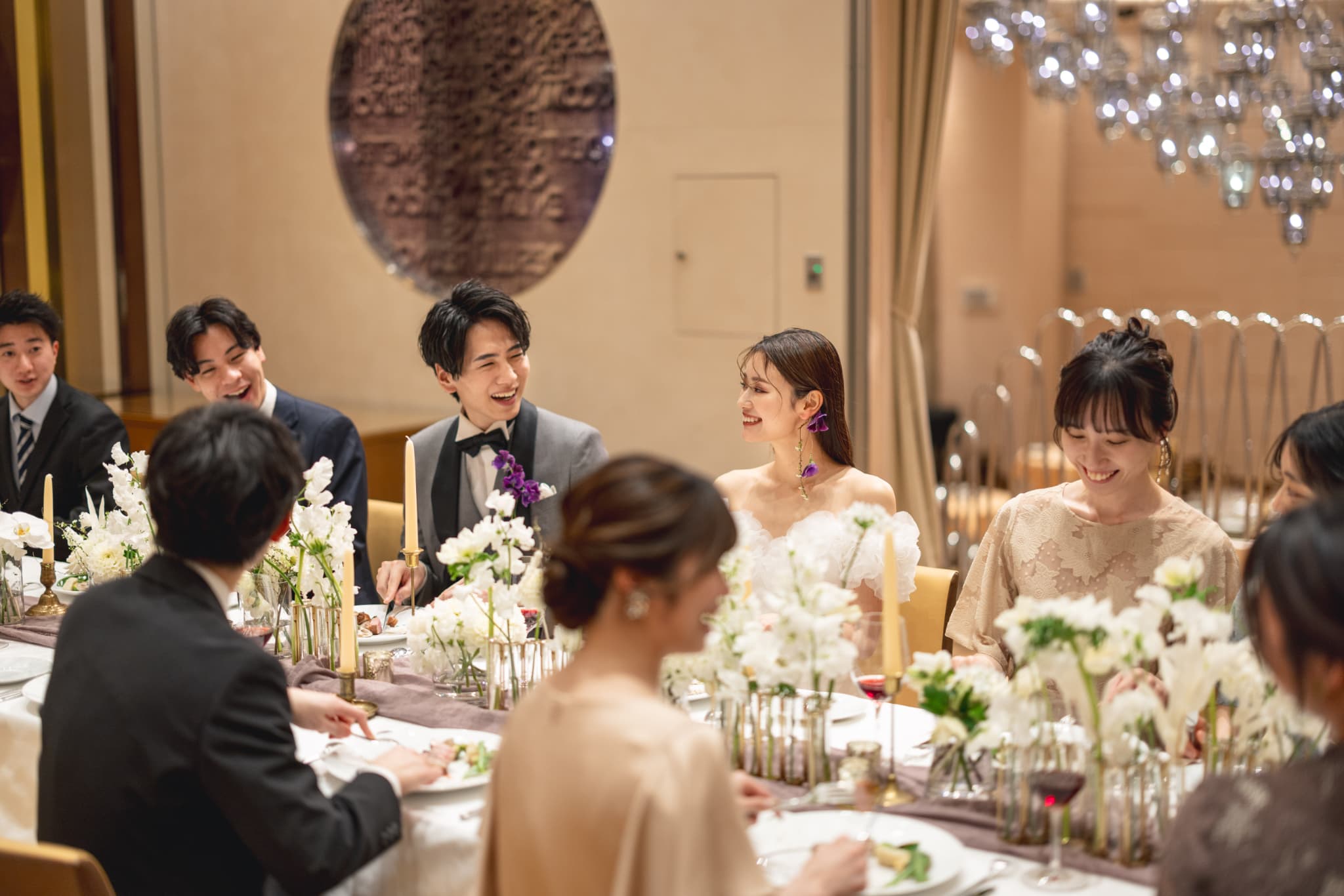 大阪駅徒歩2分のレストラン「ル・ミディひらまつ」での結婚式_ひらまつならではの高級イタリアン｜レトロ婚プロデュース