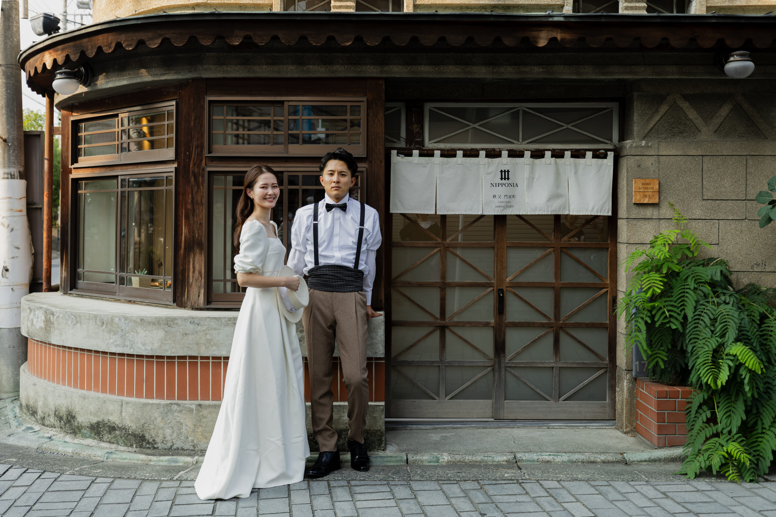 埼玉「NIPPONIA 秩父 門前町」メインドレス|レトロ婚プロデュース